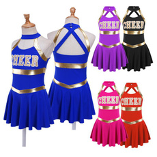 girls dress, Cosplay, kids clothes, letter print
