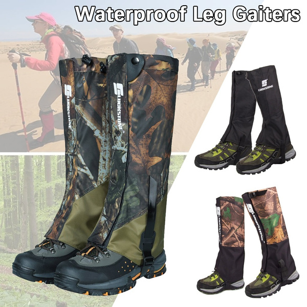Outdoor Waterproof Leg Gaiters Camo Breathable Camouflage for