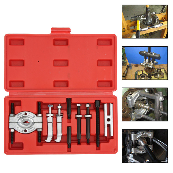 9pcs Bearing Separator Puller Set Portable Bearing Removal Tool Kit