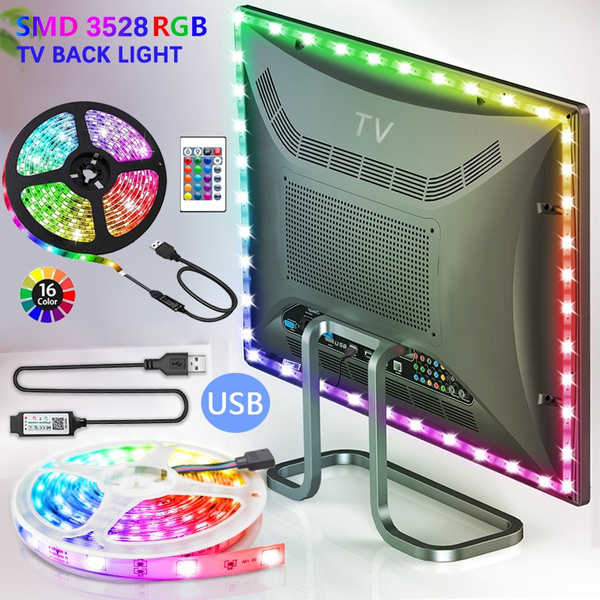 White/Warm white/Multicolor(RGB with 24Key Remote Control) USB Powered