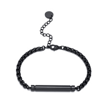 black bracelet, ashesbracelet, Chain, Bracelet