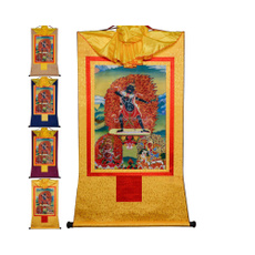 Home Decor, tibetanthangka, paldenlhamo, buddhisttapestry