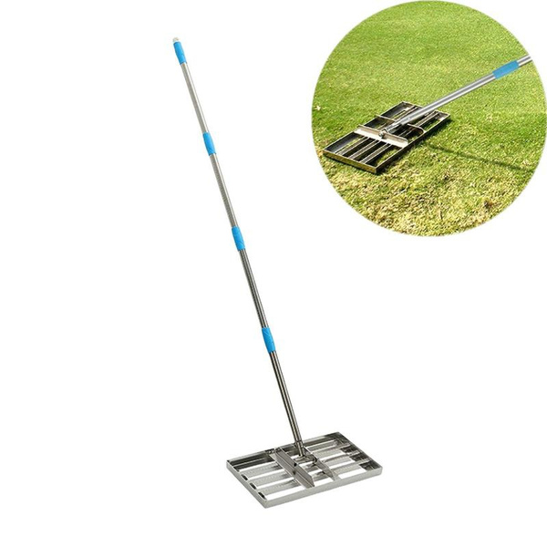 Adjustable Lawn Leveling Rake Lawn Leveler Garden Grass Finishing Soil ...