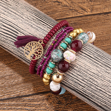 Beaded Bracelets, Tassels, Fashion, Jewelry