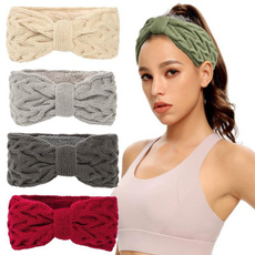 knitted, Head, Head Bands, Winter
