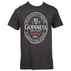 T Shirts, Male, black, guinnes