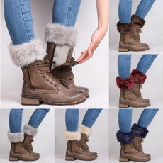 fur, Winter, Socks, Boots