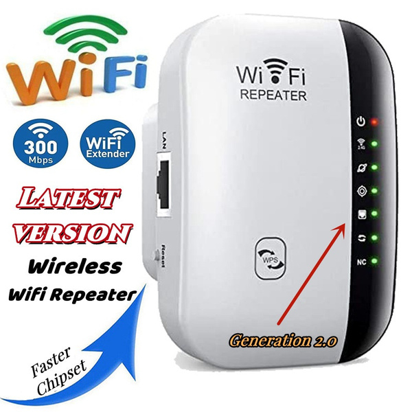 WiFi Extender Signal Booster Up to 2640sq.ft and 25 Devices, Wireless