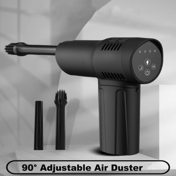 90° Adjustable Cordless Air Duster Dust Blow Handheld Compressed Air