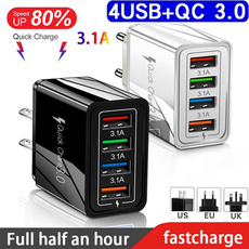 usb, 4portcharge, Mobile, charger