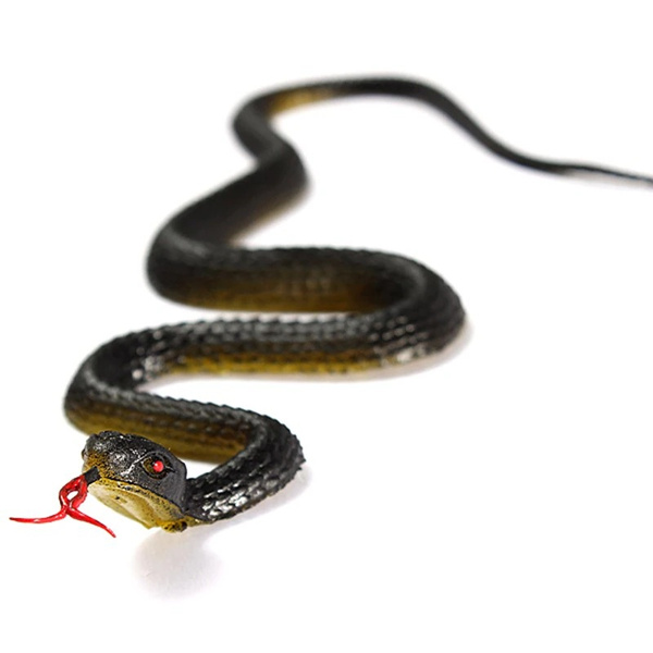 Simulation Snake Fidget Toys Realistic Fake Snake Soft Rubber Snake ...