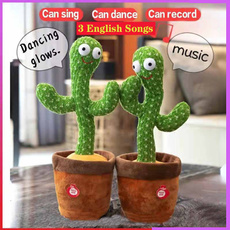 Plants, childrencactusplushtoy, Toy, Dancing