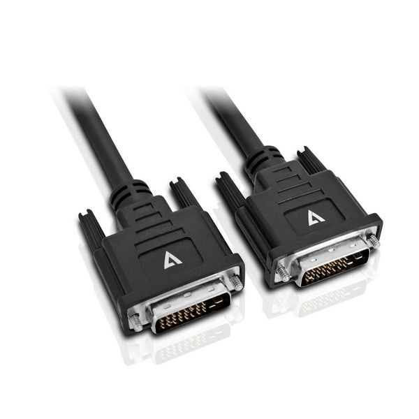DVI Cable V7 V7DVIDVI5MBLK1E Black 5 m Wish