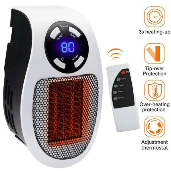 500W 220V Socket Fan Heater Micro Heater, Electric Heater Electric ...