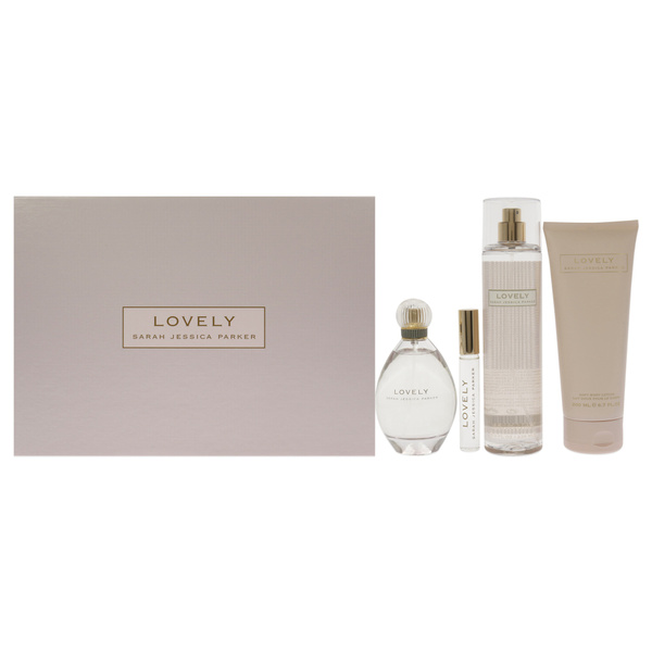 Lovely by Sarah Jessica Parker for Women 4 Pc Gift Set 3.4oz EDP