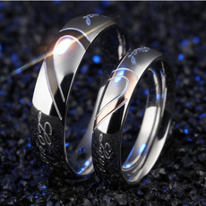 Steel, Couple Rings, Women Ring, Silver Ring
