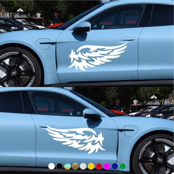 BUY 2 GET 1 FREE, Angel Wings Reflective JDM Stickers Cartoon stickers