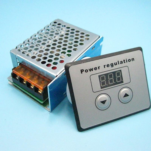 Motor Speed ​​Controller, AC 220V 4000W SCR Spanningsregelaar, Motor Transformatoren, Voltage Controller(220V EU Plug