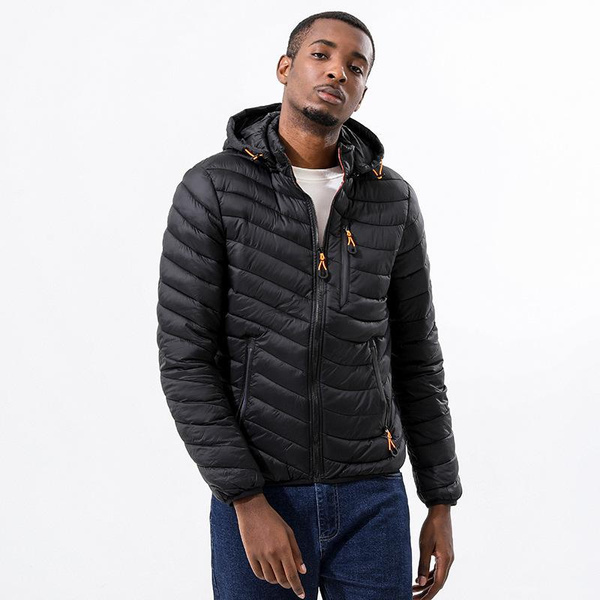 Winter down jacket new lightweight cotton jacket men's warm cotton ...