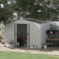 Steel, shed, Outdoor, Door