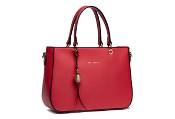 Les Tresors De Lily R6837 Sac createur Ted Lapidus rouge