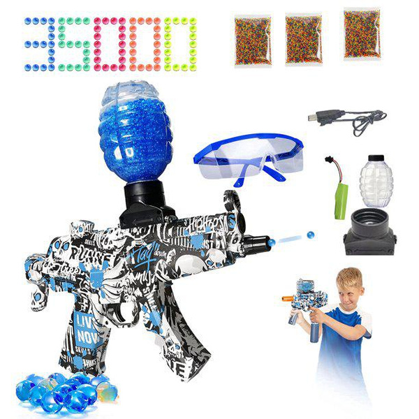 Electric Gel Ball Toys, EcoFriendly Water Splash Gel Ball Launcher