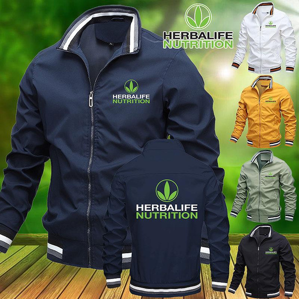 Winter Autumn Herbalife Nutrition Men's Zipper Jacket Outdoor Sports