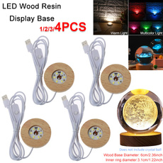 woodbase, craftssupplie, led, usb