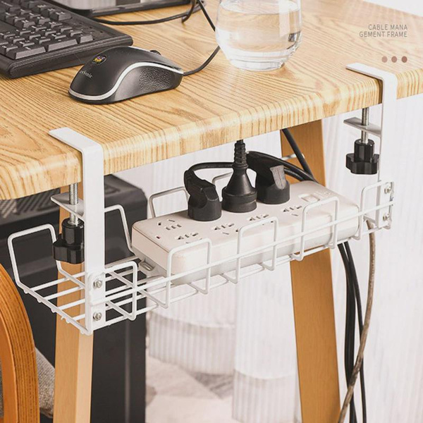 Under Desk Wire Storage Rack Under Desk Cable Organizer Wire Cable Tray