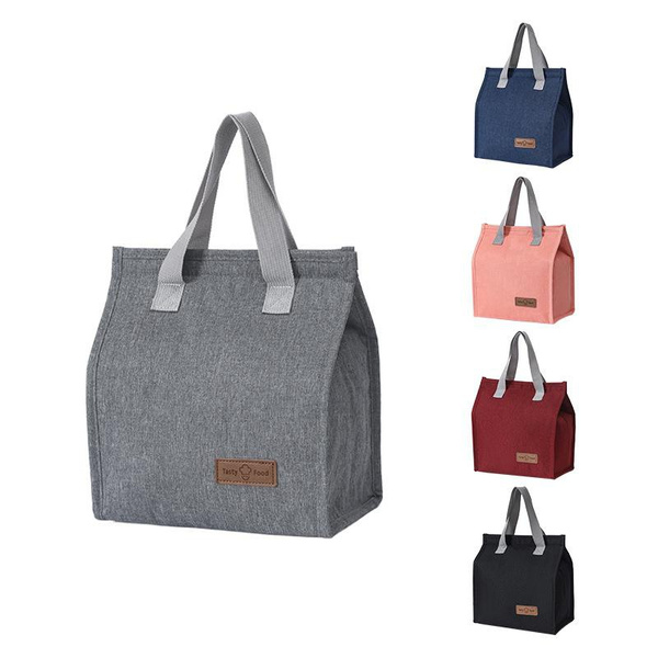 Tote bag with lunch cheap compartment