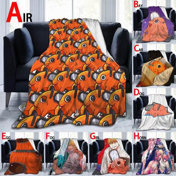 Pochita Chainsaw Man Blanket for Beds Blanket Super Soft Warm Throw