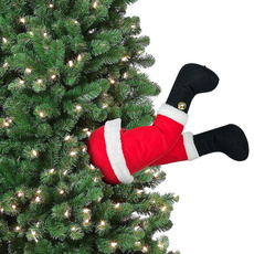 Tree, Decor, santaclausleg, Christmas