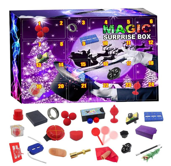 Children'S Magic Box, Magic Advent Calendar 2022, 24 Tricks Magic Set