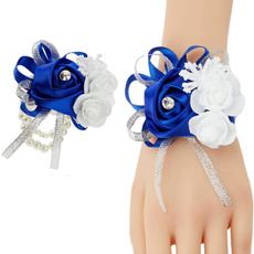 Flowers, Wristbands, Artificial Flowers, Rose