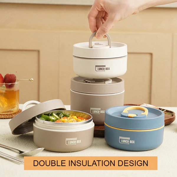 Thermal Lunch Boxes Food Container 304 Stainless Steel Japanese Style