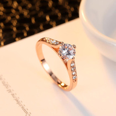 White Gold, Fashion, Rose Gold Ring, Gifts