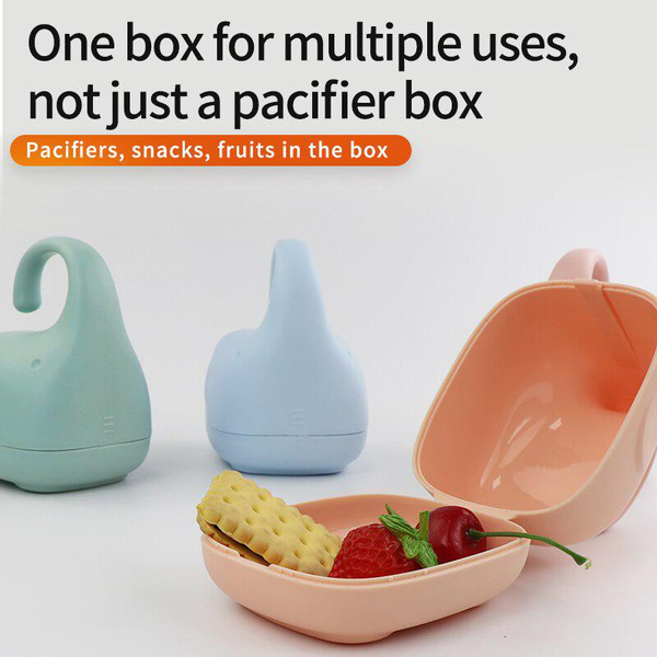 Baby Pacifier Storage Container Baby Pacifier Box Newborn Pasifier Storage PP Case Teethers Plastic ...