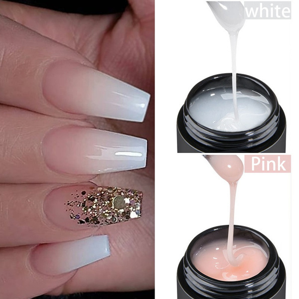 UR SUGAR 15ml Milky White Jelly Extension Nail Art Gel Nail UV Polish Semi  Permanent Quickly Extend Soak Off Gel Varnish Tools | Lazada PH