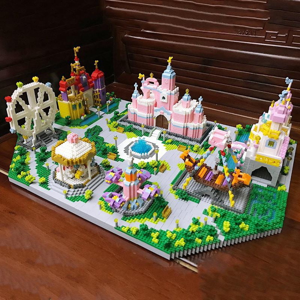 ZITIANYOUBUILD Château Miniature 425 Pièces – Set Architecture MOC Compatible Lego
