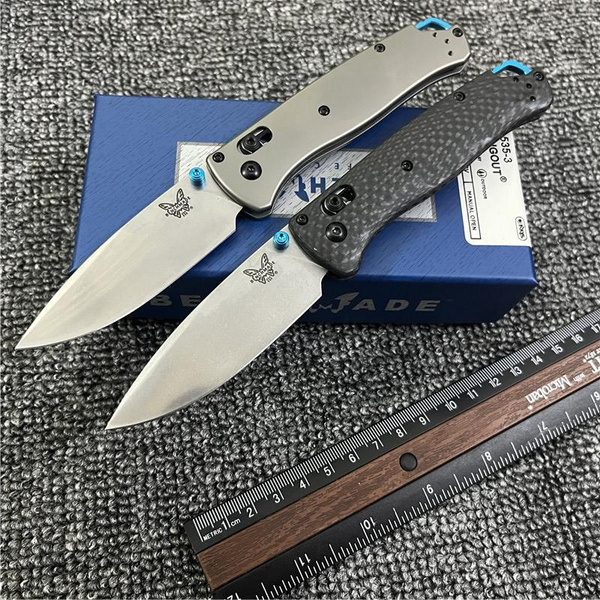 3 Style BENCHMADE BM 5353 Bugout AXIS Folding Knife 3.24" S90V Blade