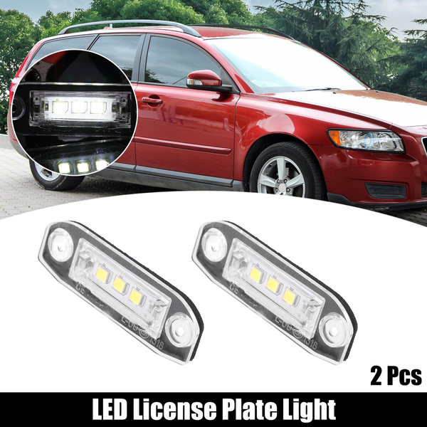 2pcs LED License Plate Light Car Number Lamp Replacement White Light ...