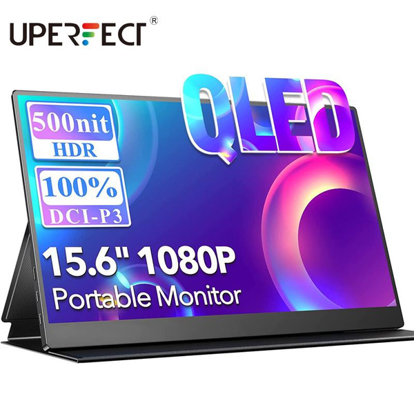  UPERFECT Portable Monitor 15.6 inch, 1080P FHD USB-C