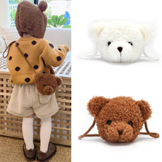 Kawaii, cute, bearshoulderbag, Shoulder Bags