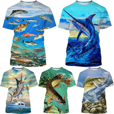 Mens T Shirt, Fashion, Necks, fish