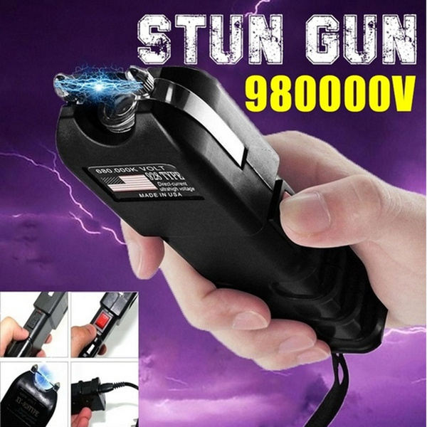 Women's highvoltage selfdefense electric shock flashlight with alarm