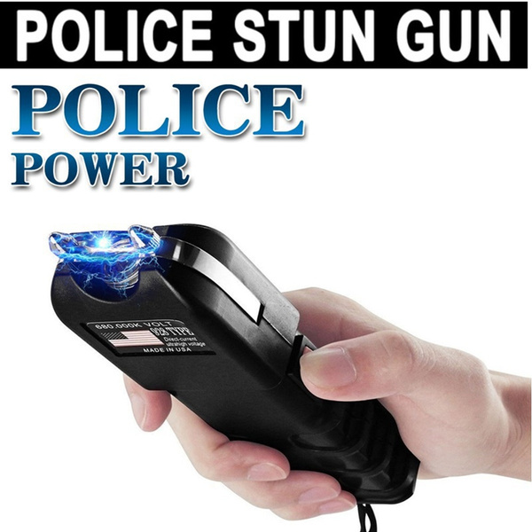 3 in 1 Police Power Stun Flashlight Electric Shock Taser Gun Self