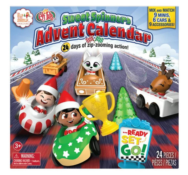 Sweet Spinners Advent Calendar Christmas The Elf on the Shelf New With