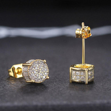 Cubic Zirconia, Fashion, Men Earrings, Jewelry