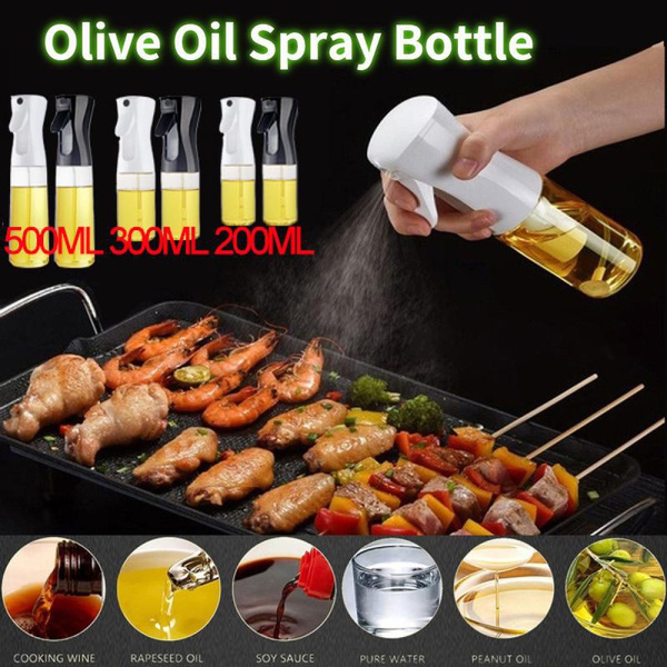 200/300ml Kitchen Oil Bottle Dispenser Cooking Oil Spray Bottle Grill