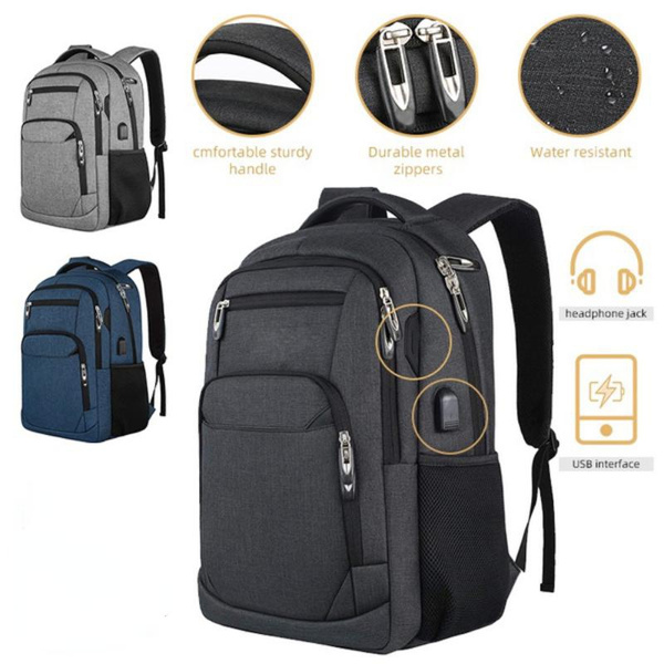 School Backpack For Teens - 15.6 Inch Laptop Compartment, Anti-theft, Waterproof, Lightweight Daypack - View #6